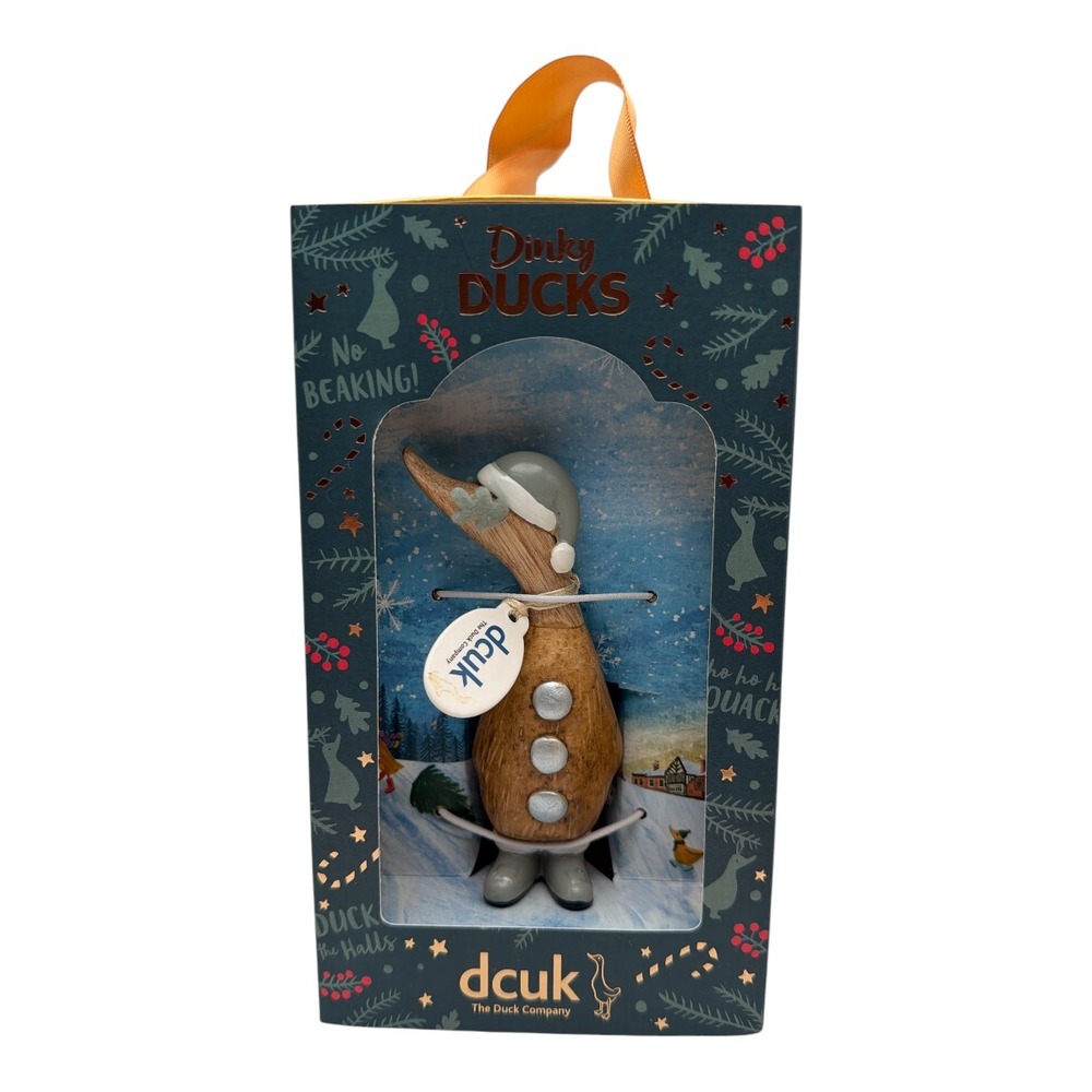 DCUK Alpine Christmas Dinky Duck - Reindeer Figurine Carol NEW in Box